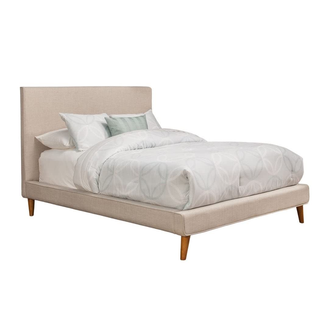 Alpine Furniture Britney Bed, Full, Gray