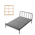 VEVOR 1.5 in Bunkie Board, Twin Size Wooden Bed Board Support, Bed Slats with 200D Oxford Cloth, Easy Assembly Support Under Mat