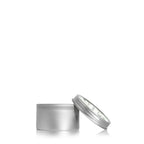 Thymes Highland Frost Travel Tin Candle - Petite Scented Candle with Sage, Eucalyptus, & Cypress Needle Home Fragrance - Silver 