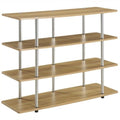Convenience Concepts Designs2Go No Tools XL Highboy 4-Tier TV Stand 47.25 - Entertainment Center for TVs up to 55 Inches, Modern
