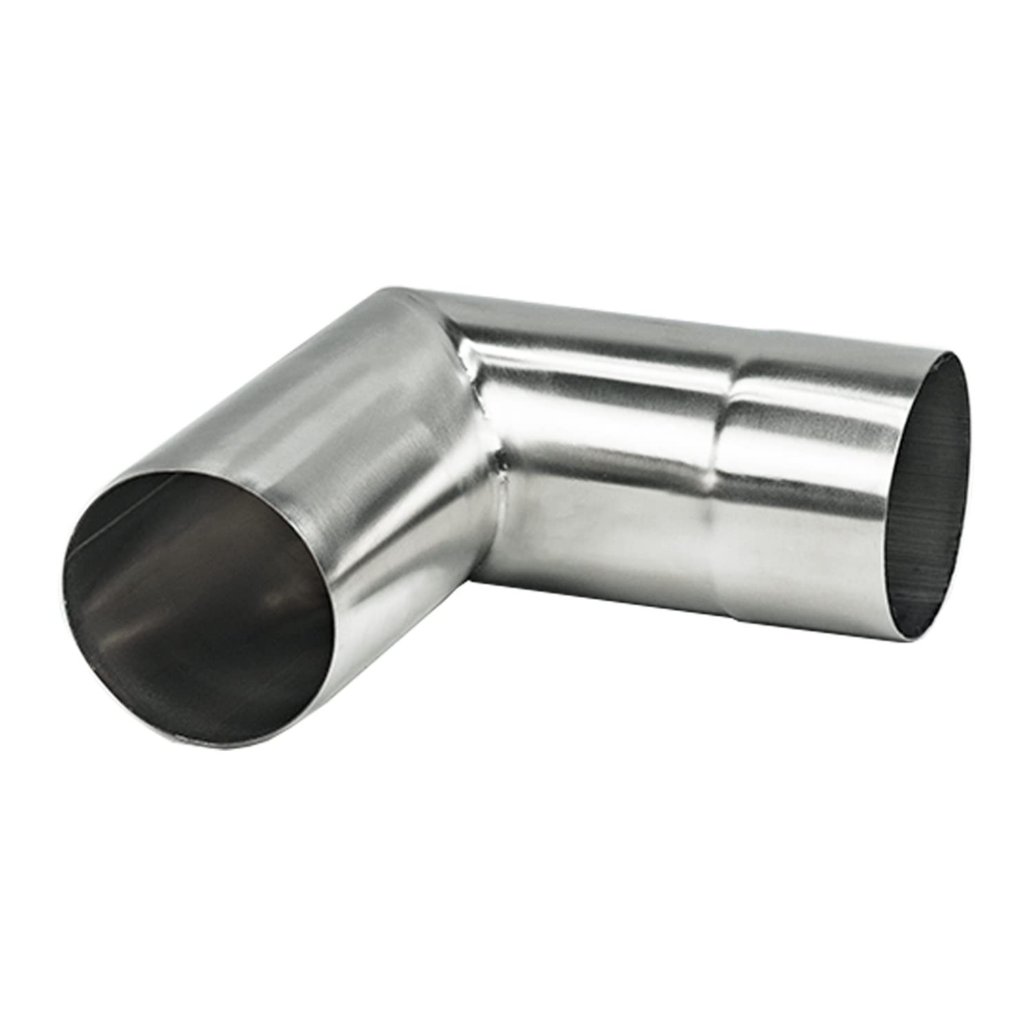 Stove Pipe 2.36 Inch 90 Degree Stainless Steel Chimney For Camping Tent Stove Smoke Exhaust