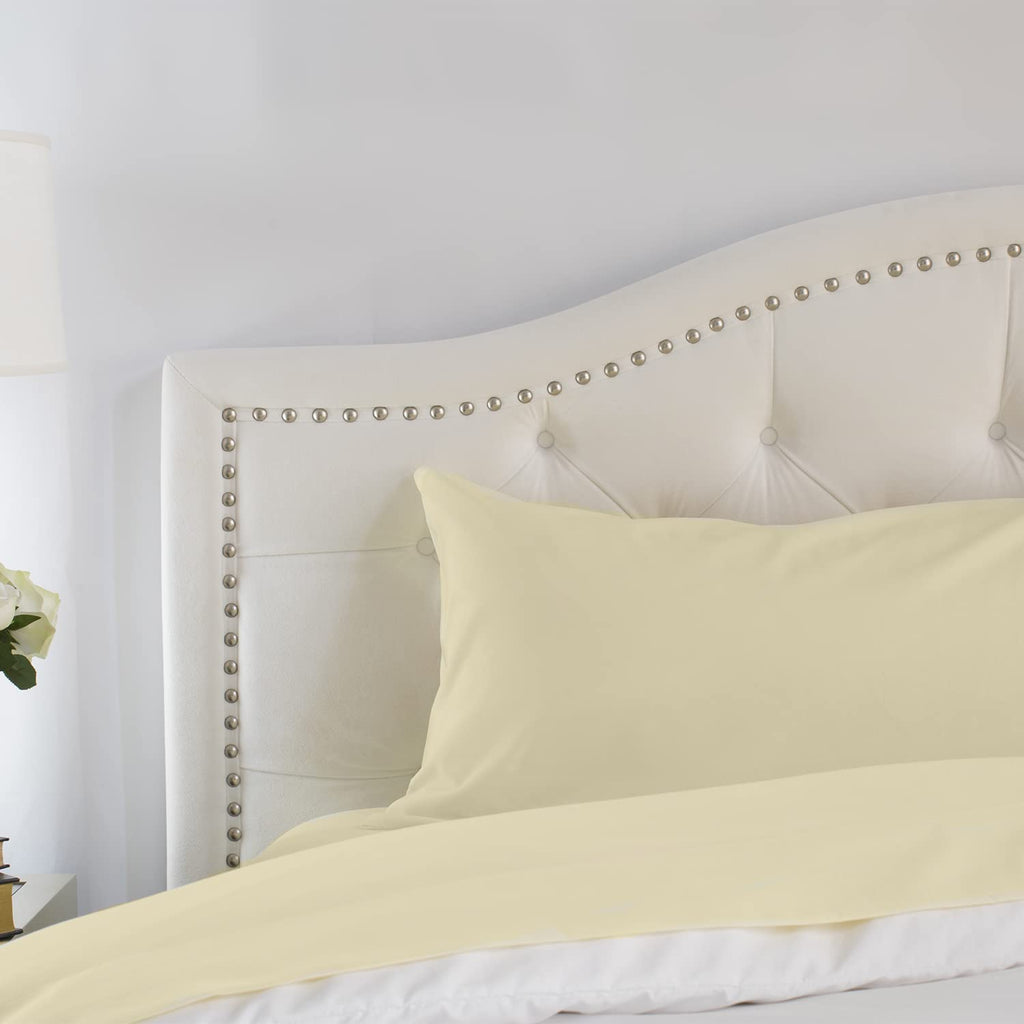 Peachskinsheets Buttercream Yellow Sheet Set - 1500Tc Level Of Softness - Extra Soft Cooling Sheets For Hot Sleepers And Night S