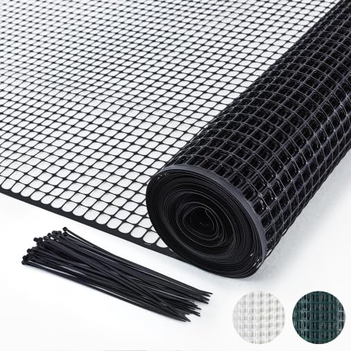 Potatolife Plastic Hardware Mesh Netting, Garden Netting, Temporary Fence, Tree Guards, Safety Net For Balcony, Deck, Stair Rail