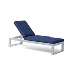 Anderson Teak SL-1008 Lucca Modern Sun Lounger, Gray