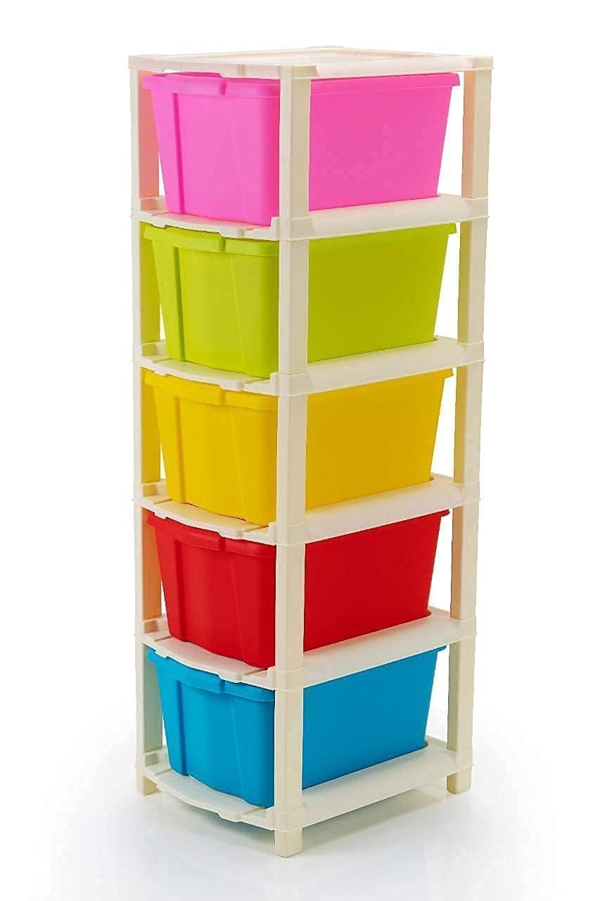 5Xl Plastic Modular Drawer System For Home, Office, Hospital, Parlor, School, Doctors, Home And Kids, Product Dimension When Ass