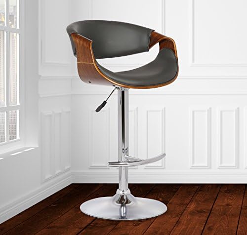 Armen Living Butterfly Adjustable Swivel Barstool