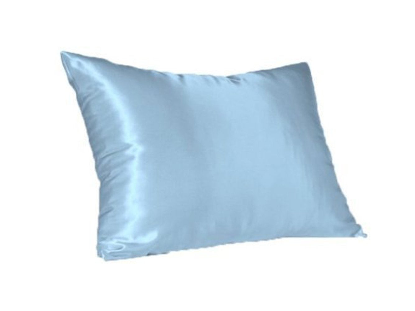 Gilbins Hidden Zipper Silky Satin Standard Pillowcases Super Soft And Luxury Set Of 2