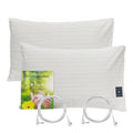 2Pcs 20'*30'Grounding Pillowcase With Grounding Cord, Soft And Comfortable Cotton Grounding Pillow Cover, Reduce Inflammation