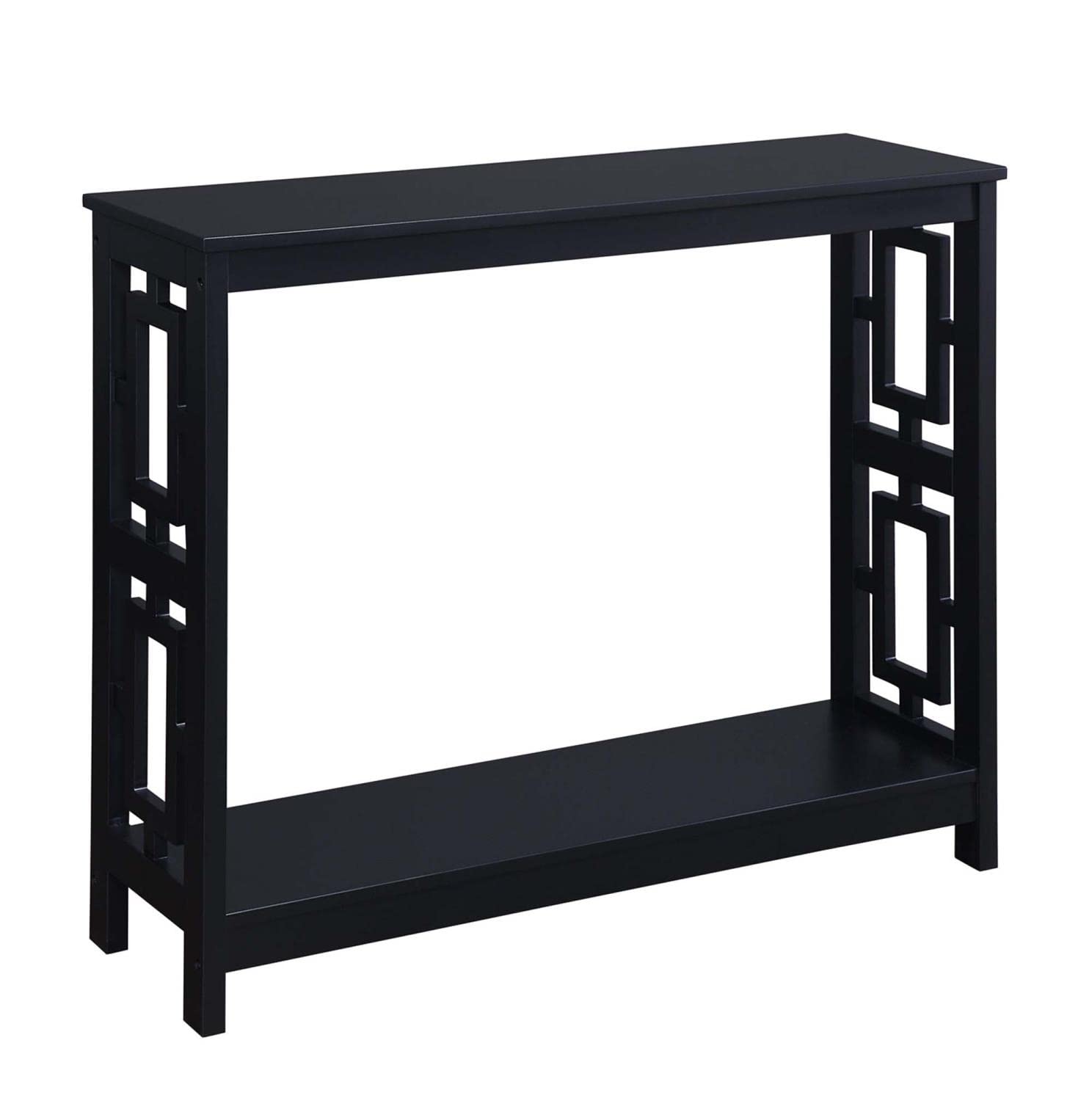 Convenience Concepts Town Square Console Tables, Black