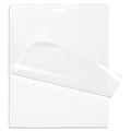 Lam-It-All 10 Mil Hot Luggage Tag Laminating Pouches With Slot [Pack Of 100] 2-1/2 X 4-1/4 Clear
