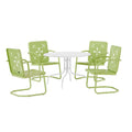 Azalea 5-Piece Round Retro Outdoor Dining Set