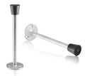 Ldexin 2 Pack Stainless Steel Heavy Duty Door Stop 6' Wall Mounted Door Stopper With Rubber Tip Design Mute For Wall And Door P