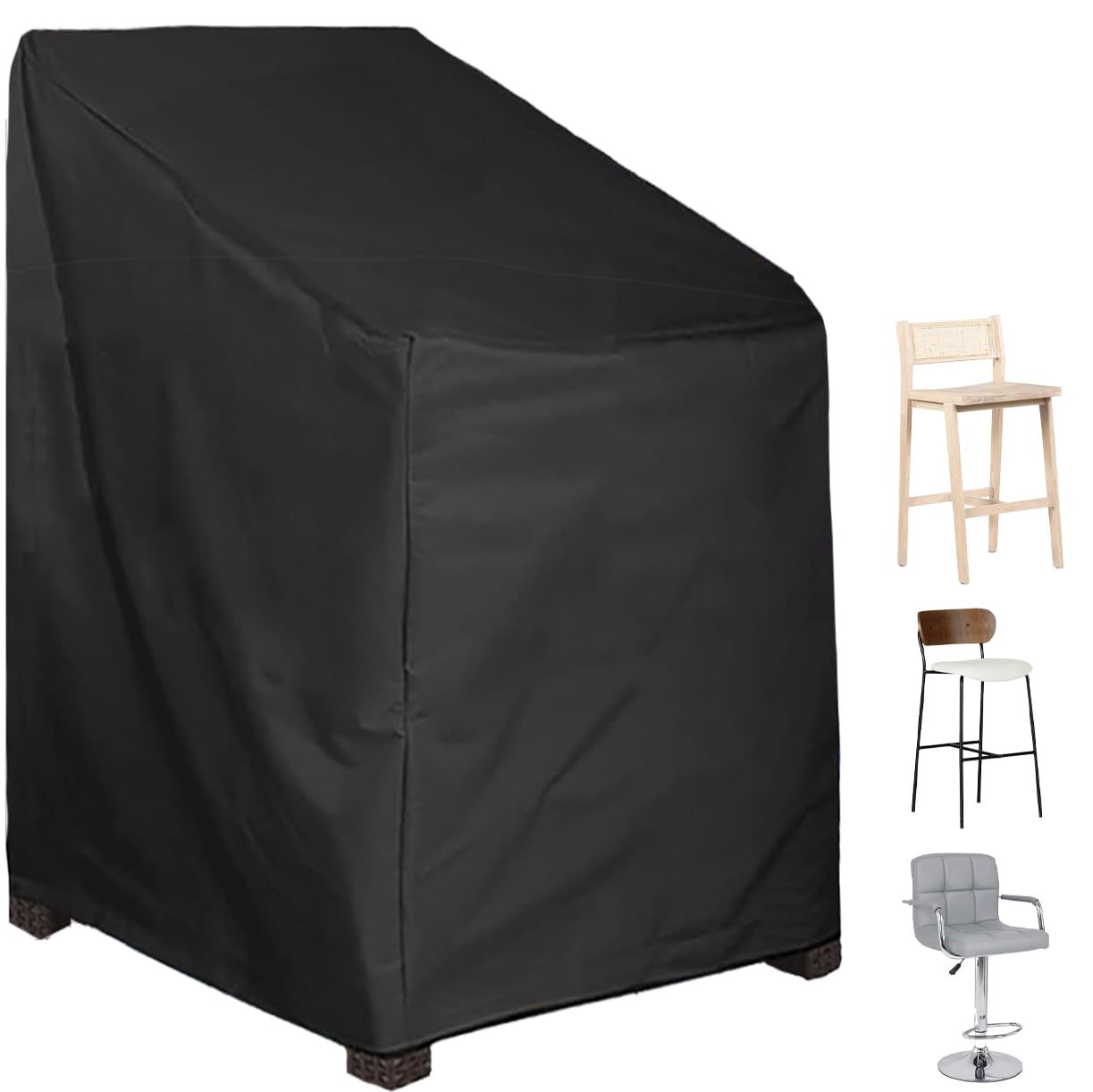 30X27X48 Uv-Proof Waterproof Furniture Patio Cover 30D X 27W X 48H Breathable Dust Proof Sofa Table Chair Storage Bar High Chair