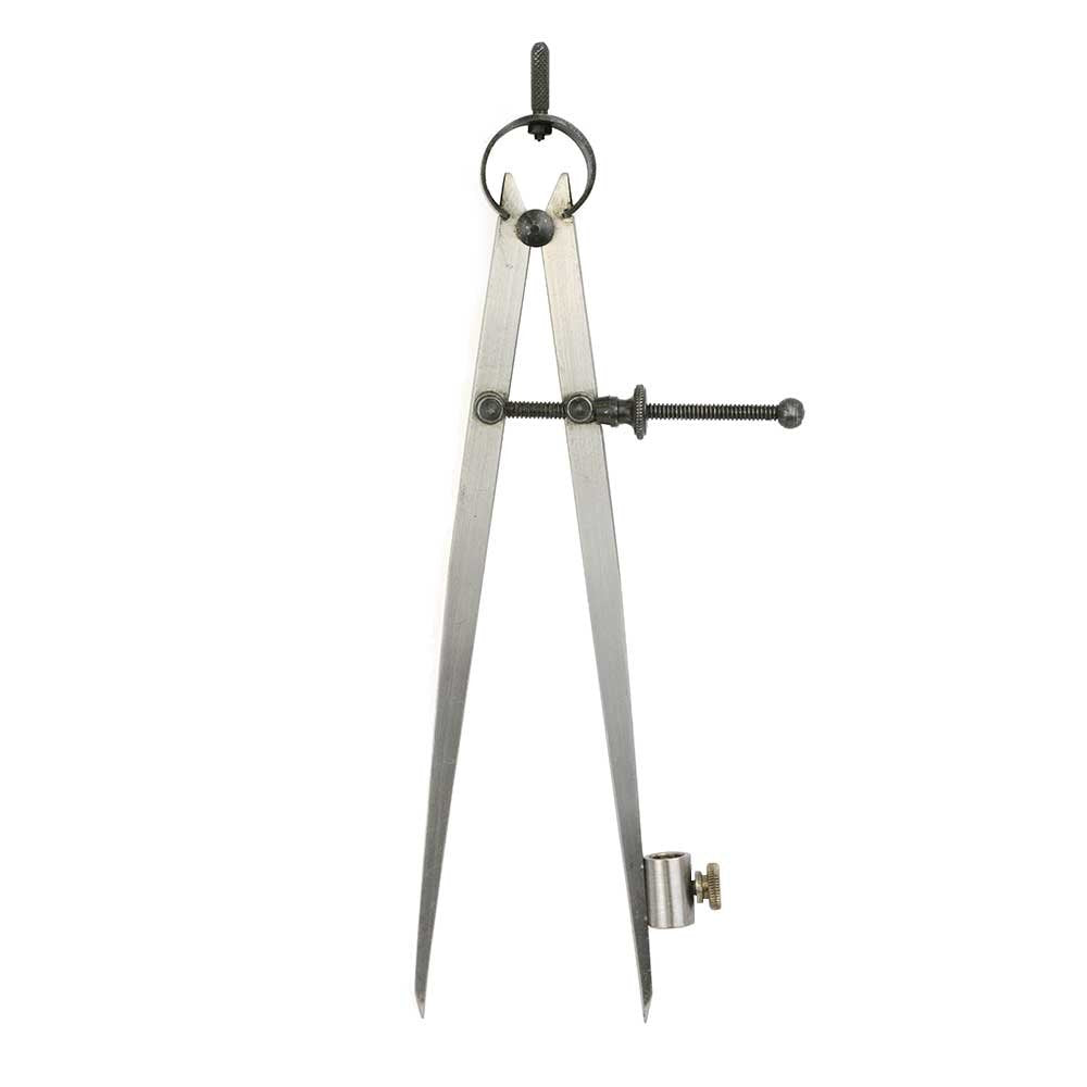 Big Horn 19251 8' Precision Compass Pencil Holder/Spring Divider/Scriber, Red