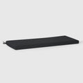 Westintrends Solace Water Resistant Outdoor Patio Bench Seat Cushion, 48 X 18, Black