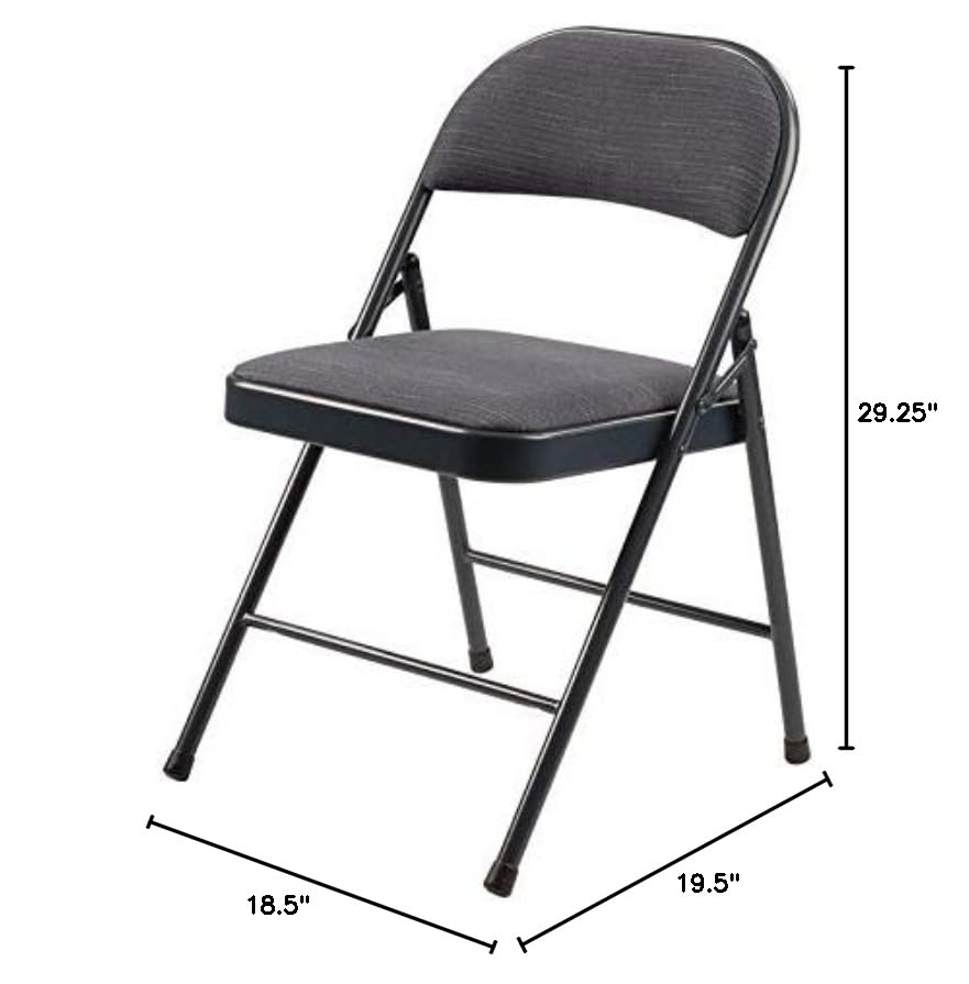 Commercialine 950 Series 29.25" Folding Chair in Star Trail Blue (Set of 4)