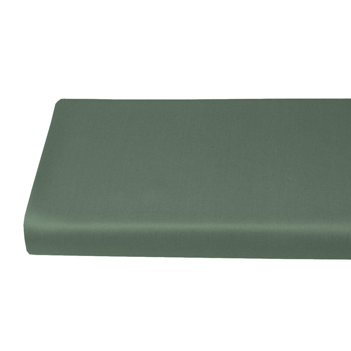 Solid 600-Thread-Count, Viscose From Bamboo Twin Extra Long Xl Size Fitted Sheet, Teal
