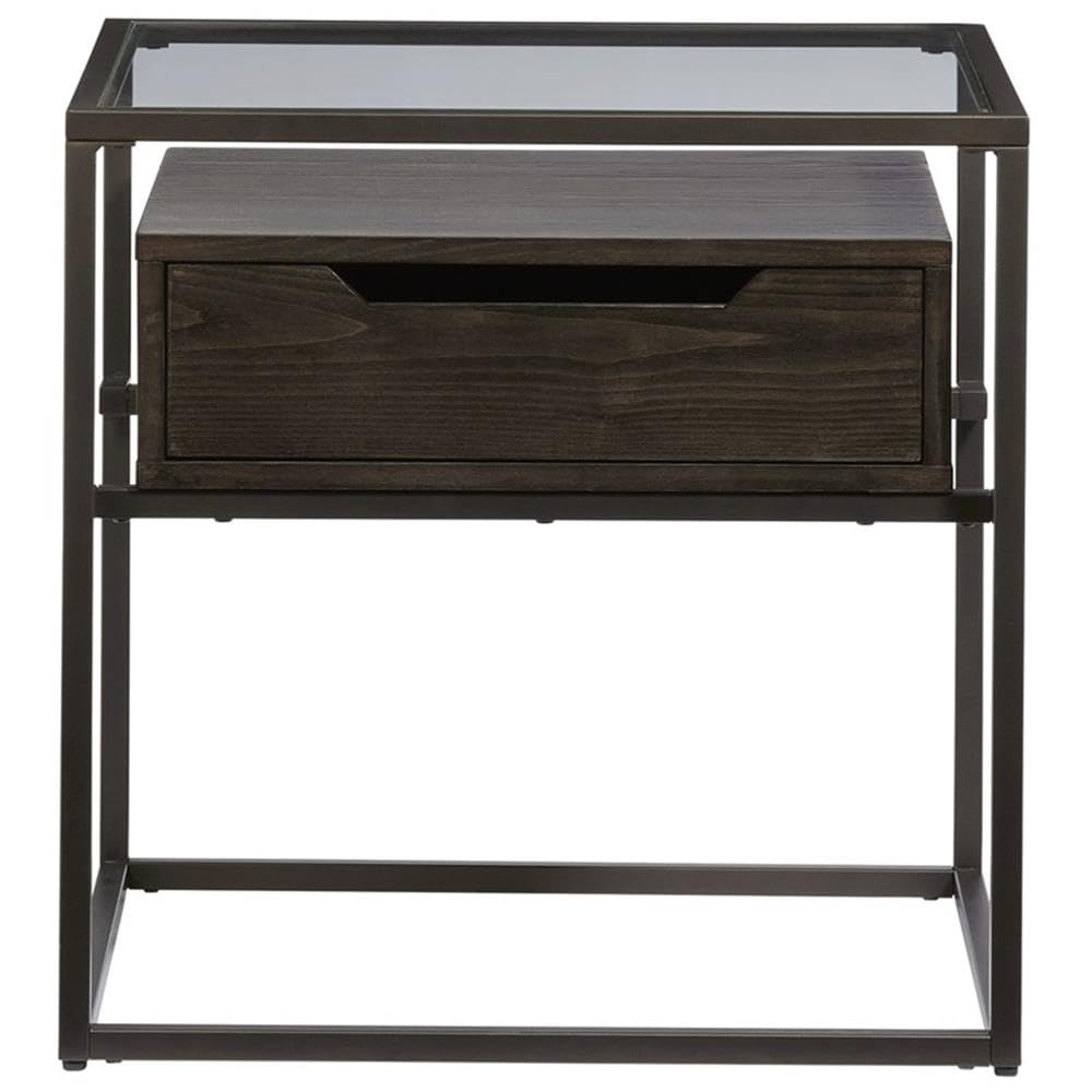 Progressive Furniture Presidio End Table, Brown