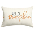 Rabusofa Fall Pillow Covers 12X20 Inch,Autumn Hello Pumpkin Pillows Decorative Throw Pillows,Lumbar Outdoor Thanksgiving Cushion