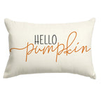 Rabusofa Fall Pillow Covers 12X20 Inch,Autumn Hello Pumpkin Pillows Decorative Throw Pillows,Lumbar Outdoor Thanksgiving Cushion
