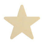 4 Inch Wooden Stars, Bag of 25 Unfinished Wooden Star Cutouts,(4 Inch Wood Star Shape) by Woodpeckers