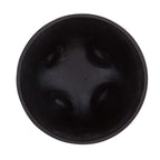 Small Footed Decorative Black Cast Iron Bowl For Fruit, Keys, Or Decoration, 6.1 Inch