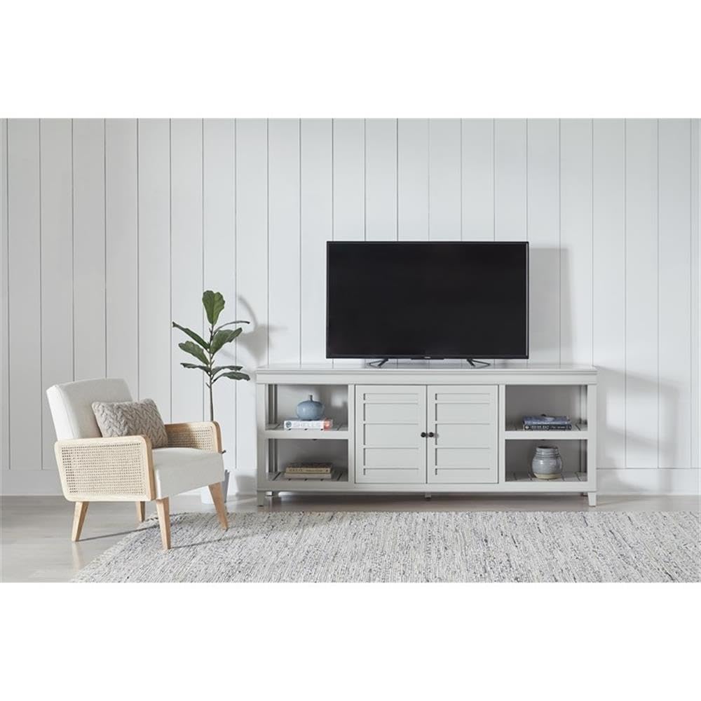 Progressive Furniture Dove Gray Reagan 80 Inch Tv Media Console