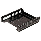 Officemate International Corp. 21031 Letter Tray, Front Load, 10-1/2-Inch X12-1/2-Inch X2-7/8-Inch , Smoke