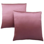 Monarch Specialties 9339, Set of 2, 18 X 18 Square, Insert Included, Decorative Throw, Accent, Sofa, Couch, Bedroom, Polyester, Hypoallergenic, Pink Pillow 18'X 18' Satin 2Pcs, 2 Count