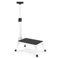 Step Stools for Adults, Foldable Step Stool with Handle for Elderly Seniors Stepping Stool with Non-Slip Step Platform Metal Sto