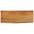 vidaXL Table Top Live Edge 27.6inchx11.8inchx1inch Solid Wood Mango