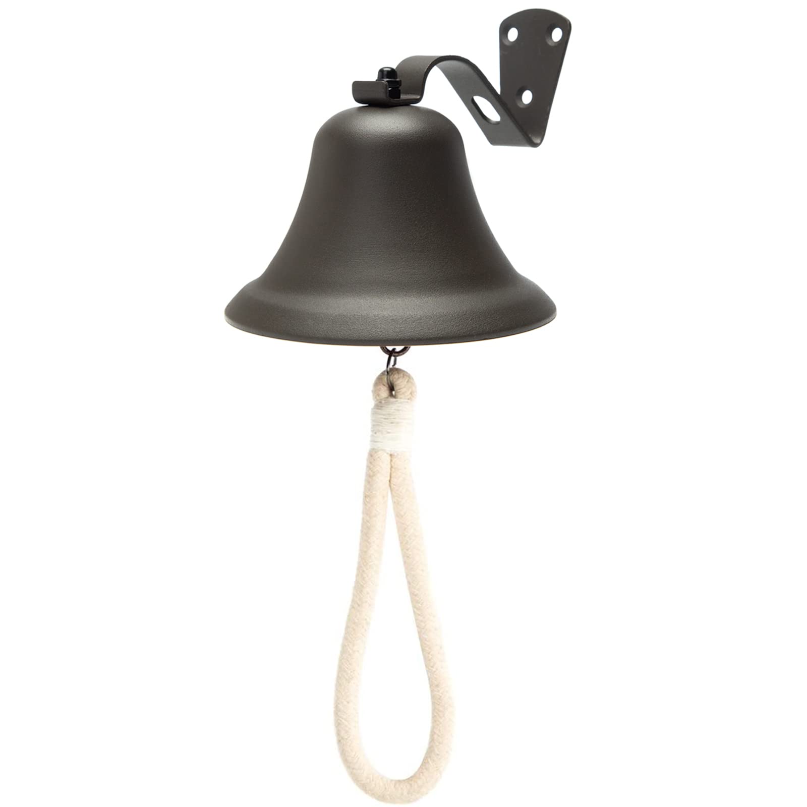 Hanging Bell Dinner Bell Outdoor Bell Bracket Mount Wall Bell Indoor Rope Bell Ship/Boat/Nautical/Door/School/Reception/Home/Chu