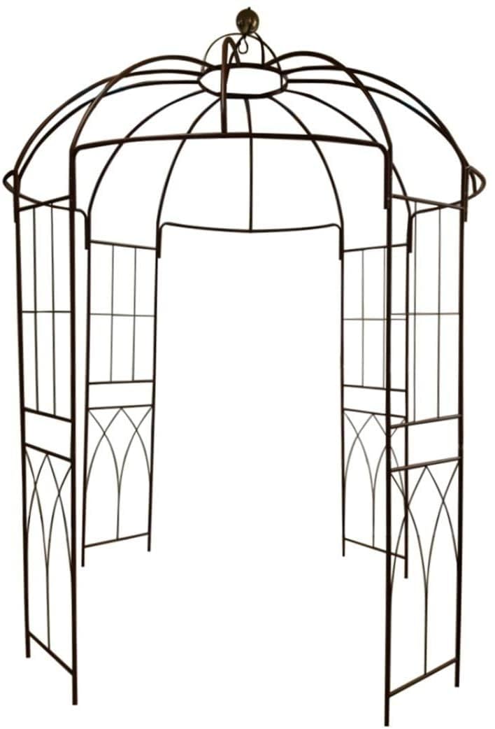 Outour French Style Birdcage Shape Heavy Duty Gazebo,9'Highx 66'Wide,Pergola Pavilion Arch Arbor Arbour Plants Stand Rack For W