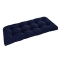 Downluxe Outdoor Bench Cushion For Patio Furniture, Waterproof Tufted Overstuffed Porch Swing Cushions, Memory Foam Outdoor Love