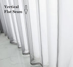 Pi Grey Sheer Curtains 63 Inches Length,Extra Light Voile Window Draperies For Living Room/Bedroom 2 Panels (Dark Grey,W42Xl63)