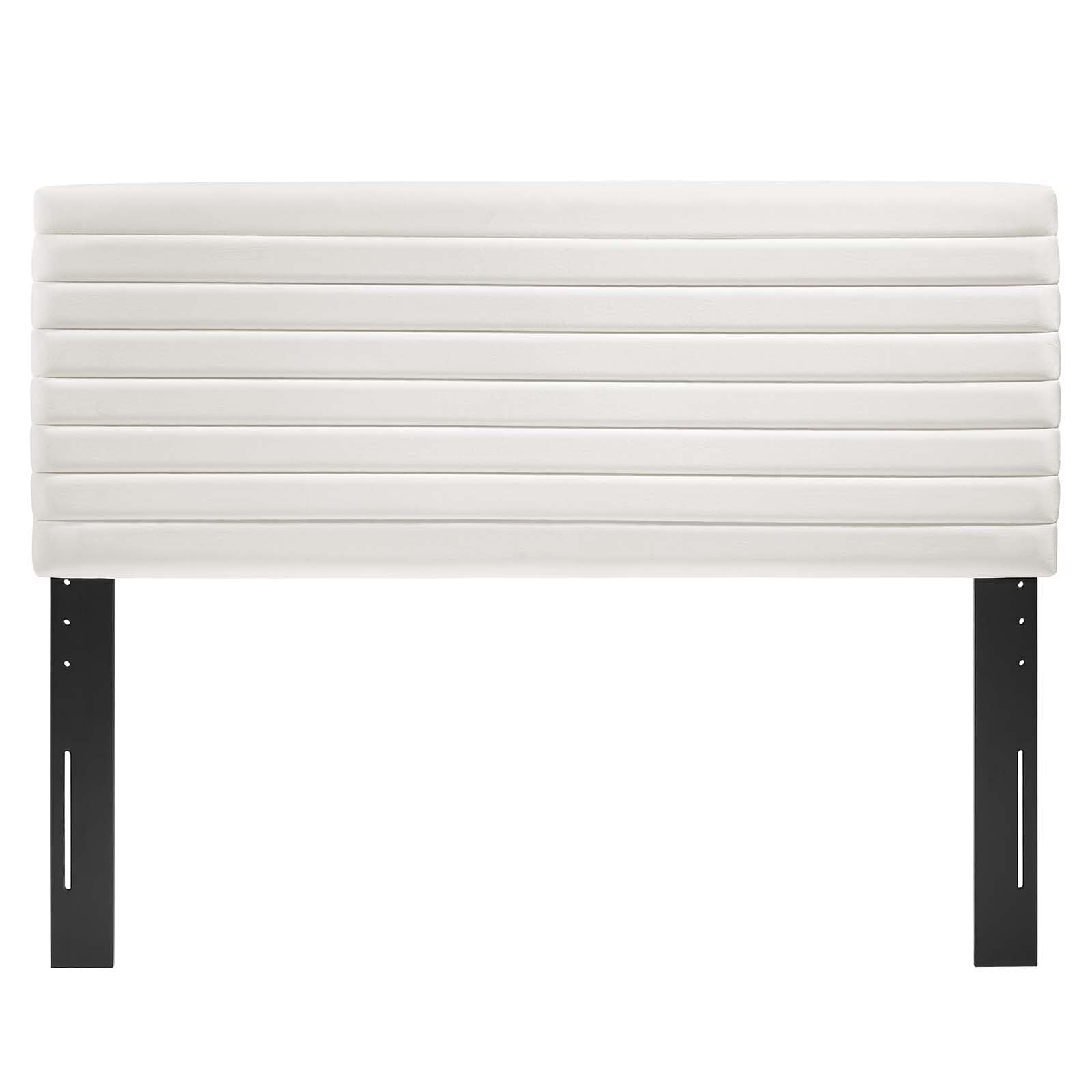 Modway Tranquil Upholstered Wood King/California King Headboard In White