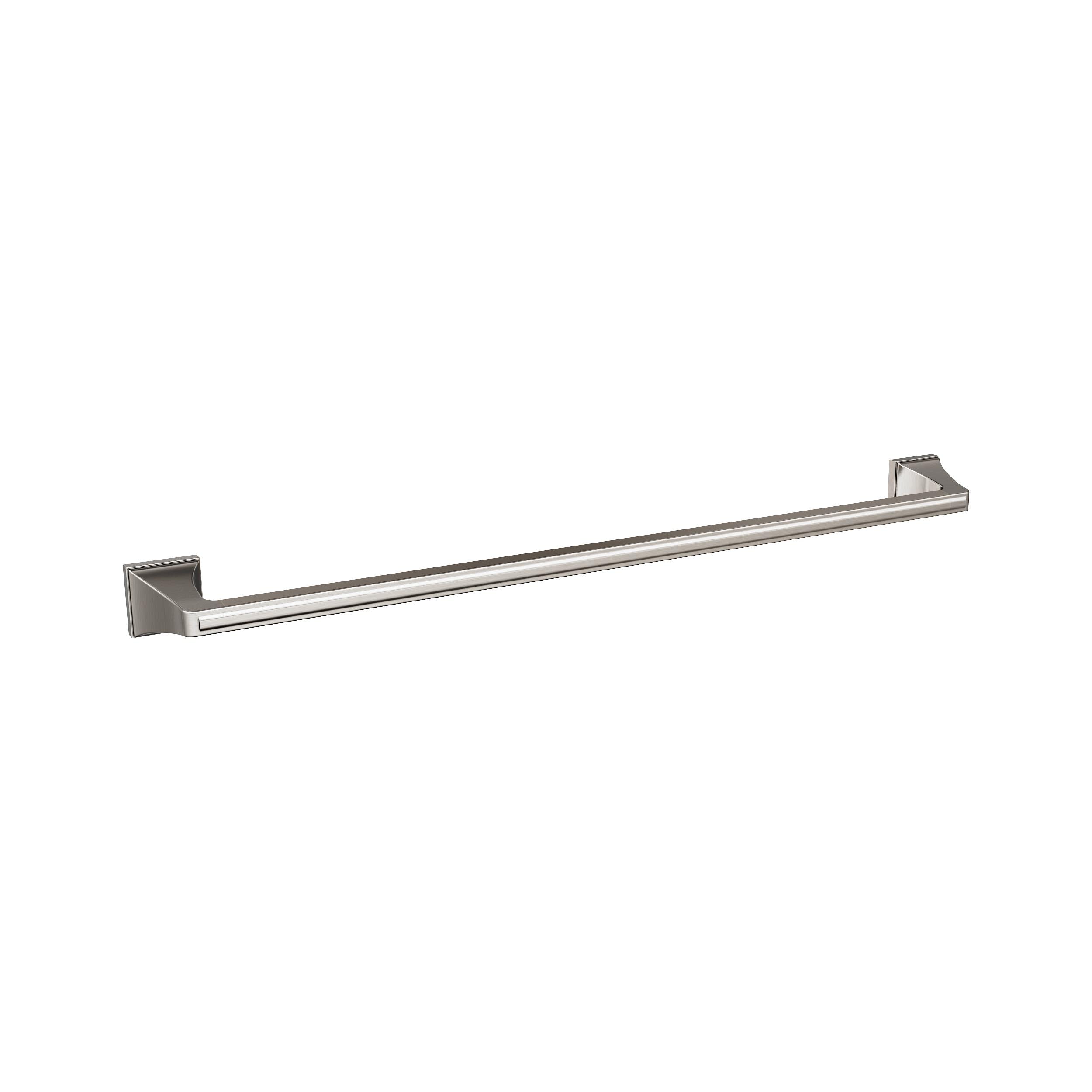Amerock BH36024G10 | Brushed Nickel Towel Bar | 24 in (610 mm) Towel Rack | Mulholland | Bathroom Towel Holder | Bathroom Hardwa