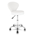 KLASIKA Rolling Swivel Salon Stool Chair with Back Support Adjustable Hydraulic for Office Massage Facial Spa Medical Drafting T