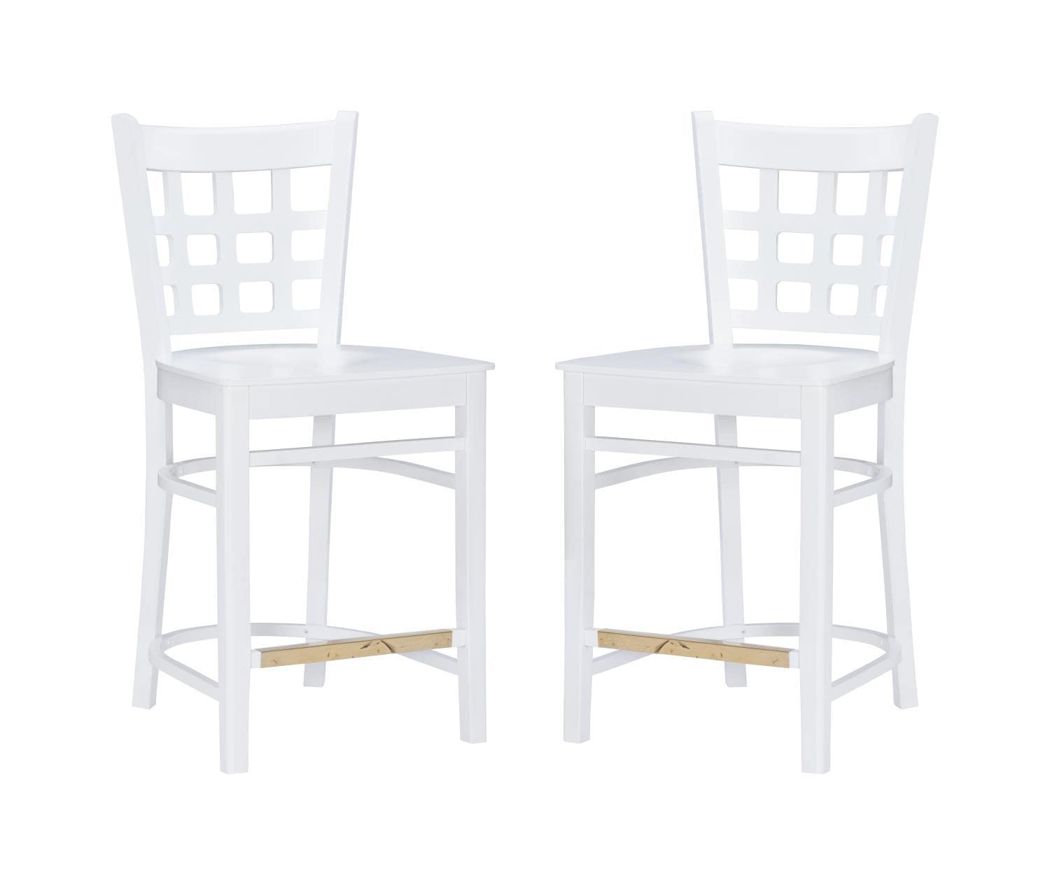 Lola Counter Stool White Set Of 2