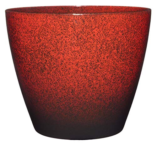 Classic Home And Garden 807-375R Premiere Collection Planter, Vogue 8', Lava Red