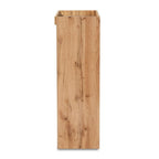 Baxton Studio Caspian Modern and Contemporary Two-Tone Grey and Oak Brown Finished Wood Shoe Cabinet