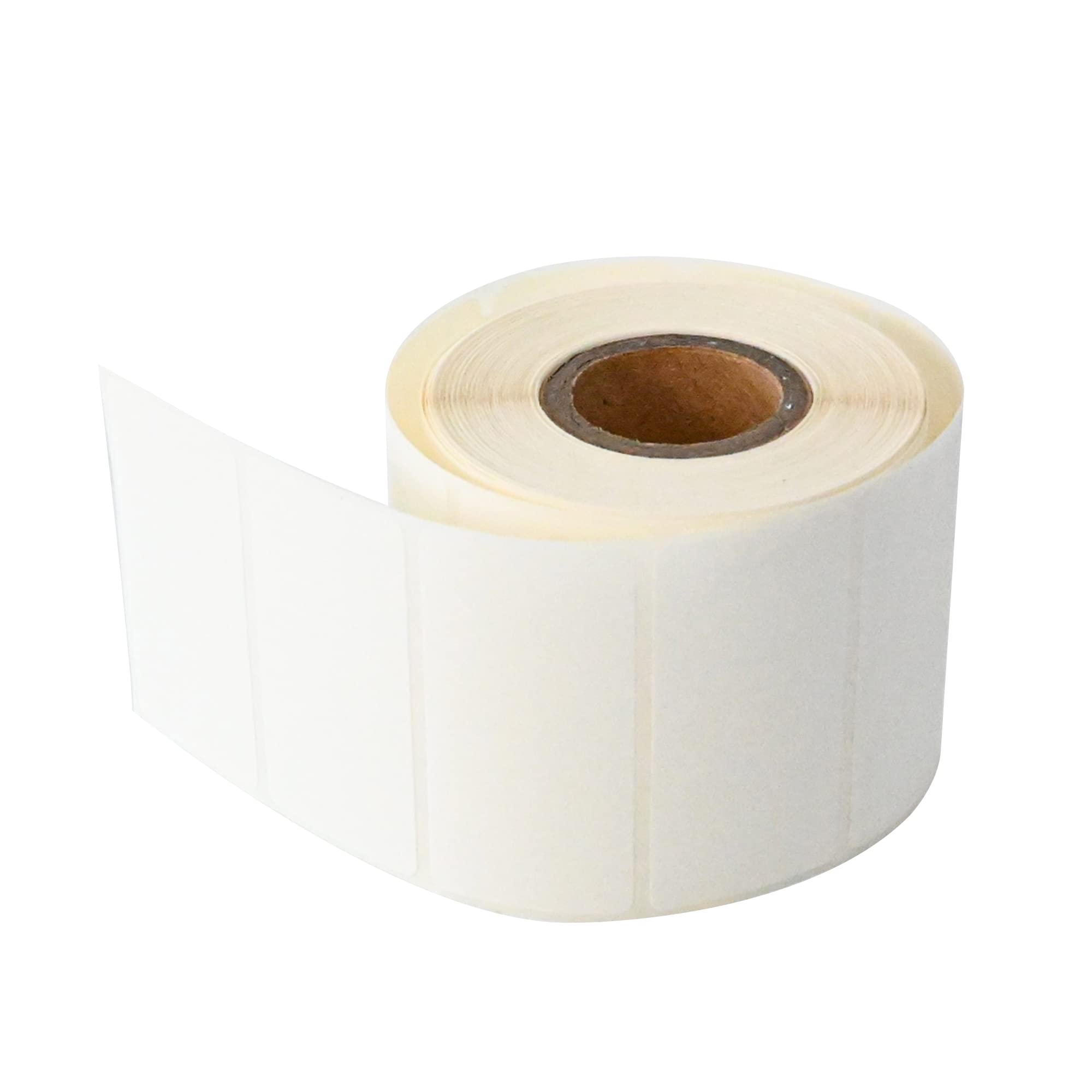 L Liked 500 Stickers 2' X 1' White Dissolvable Food Labels For Containers -500 Labels/Roll