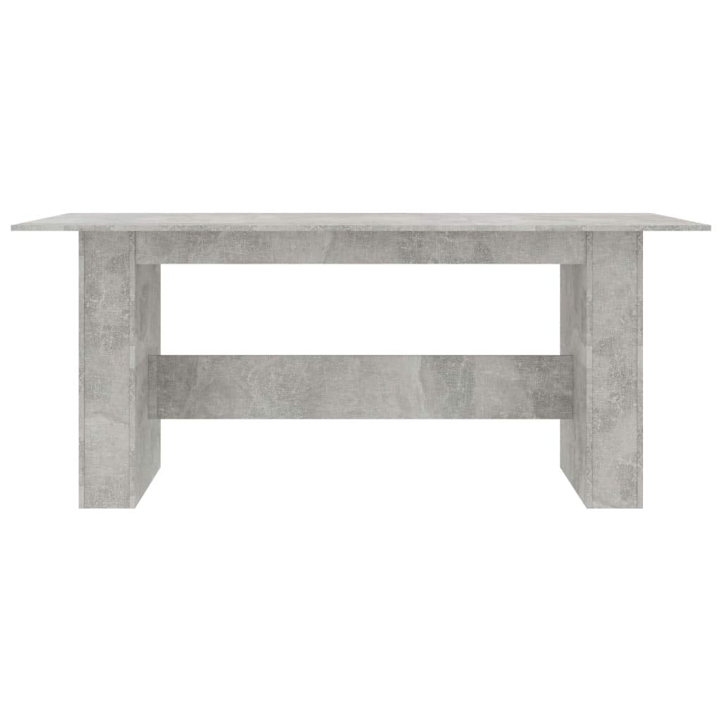 vidaXL Dining Table Concrete Gray 70.8&quot;x35.4&quot;x29.9&quot; Chipboard