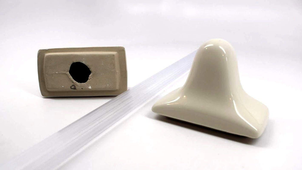 Squarefeet Depot BA730 X735 Towel Bar Ceramic Almond 24 inch