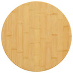vidaXL Bamboo Table Top 27.6"x27.6"x1", Natural Material, Versatile Use for Bar, Coffee or Side Tables, Easy to Clean, Unique Grain Pattern