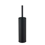 BGL Stainless Steel Toilet Brush with Holder, 2 Black Bristle Heads