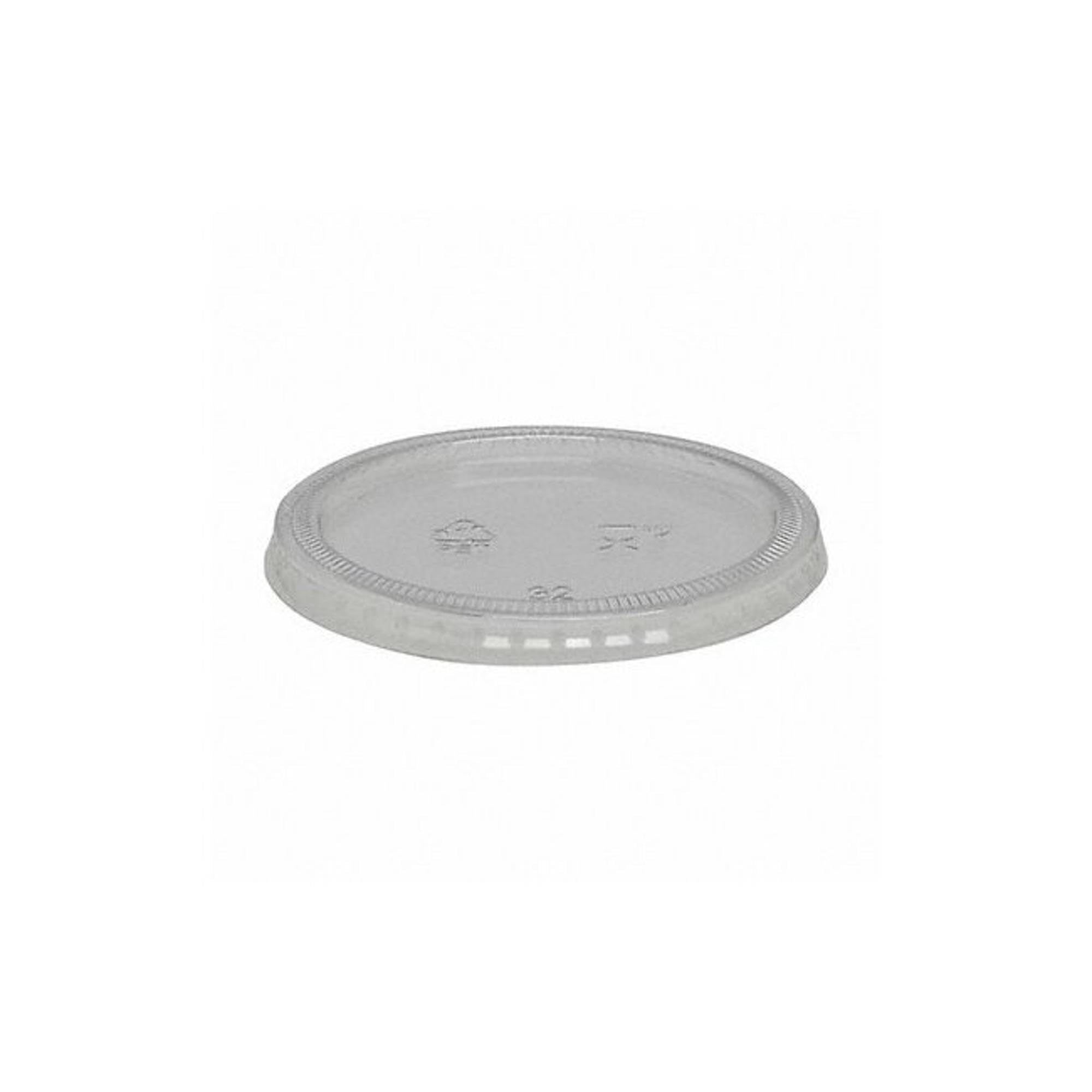 Dixie Plastic Portion Cup Lid, Clear