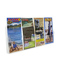 Source One Llc 4 Pocket Wall-Mount Brochure Holder/Menu/Bill Organizer