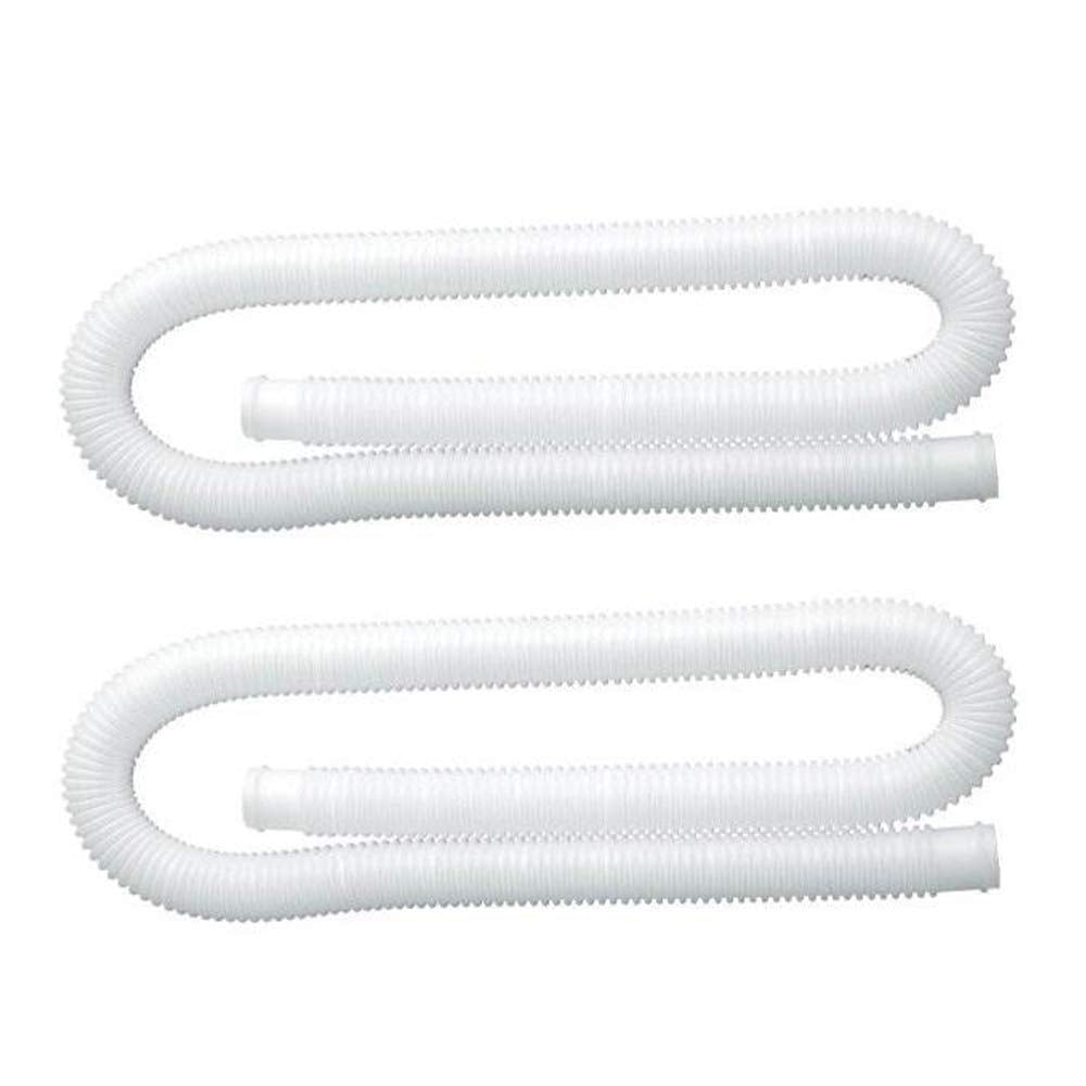 Intex 1.25' Diameter Easy To Install Accessory Pool Pump Replacement Hose - 59' Long For Intex Models 607 And 637, (2 Pack)