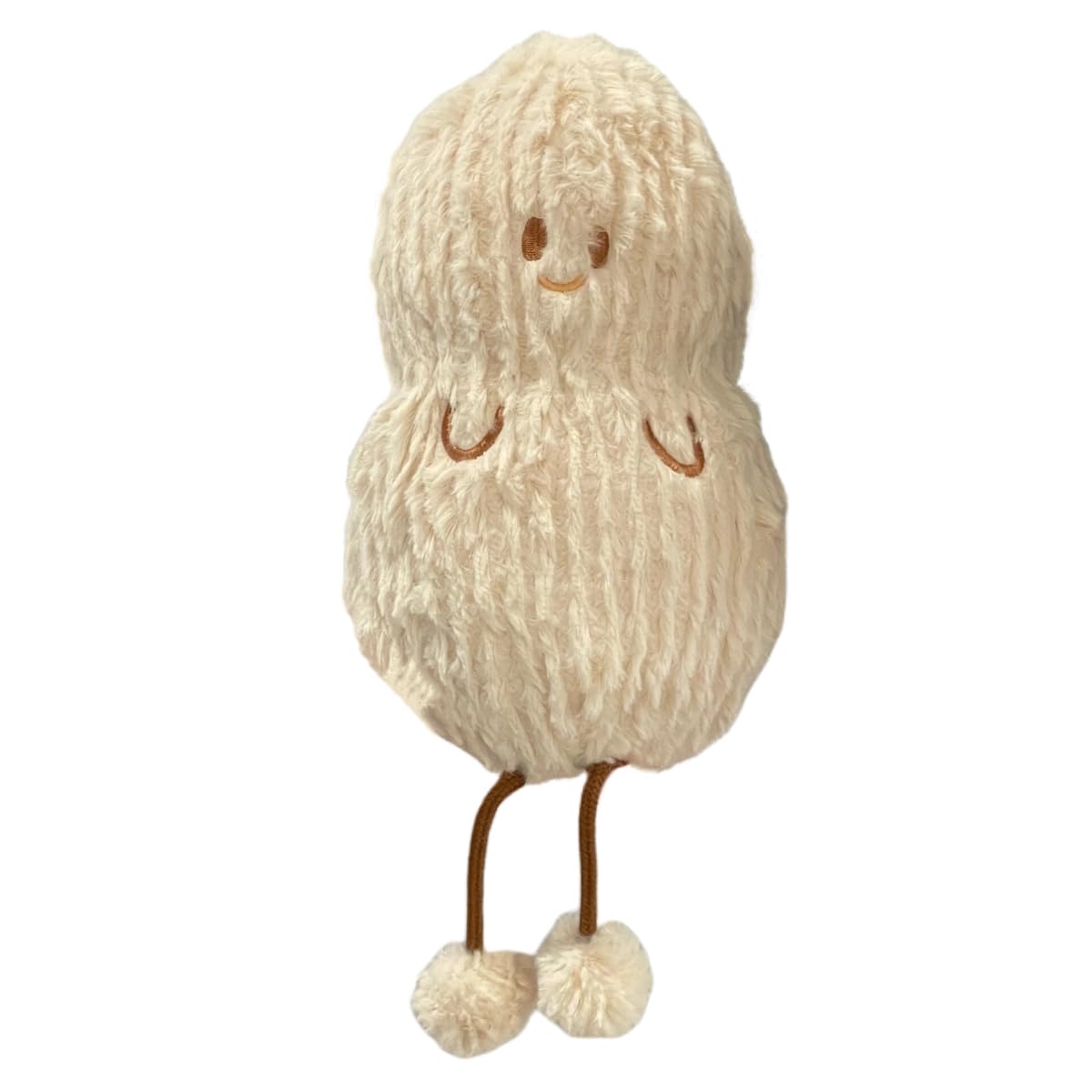 Zcpace Cute Peanut Plush - 8 ' ' Food Stuffed Animal, Soft Smiley Peanut With Legs Toy, Nut Plushie Pillow Doll